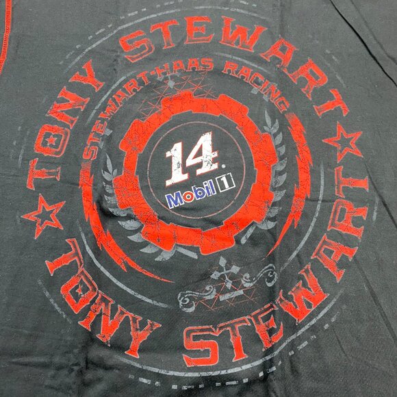 Tony Stewart Racing T-Shirt Men Extra Large XL Black NASCAR Chase Authentic Tee - Picture 2 of 8